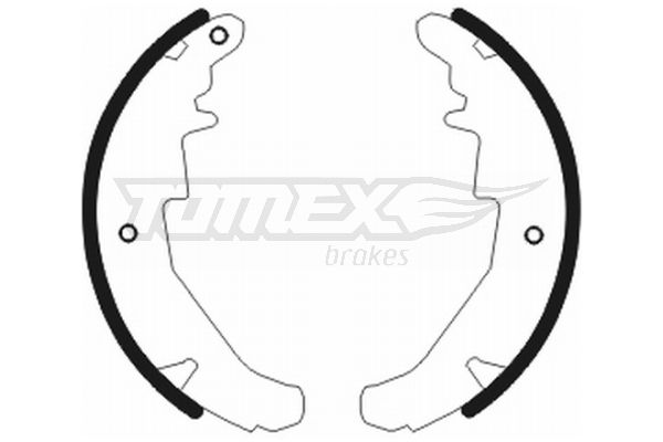 TOMEX BRAKES Комплект тормозных колодок TX 20-76